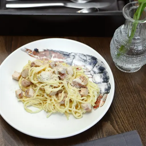 Детская лапша с цыплёнком и сыром